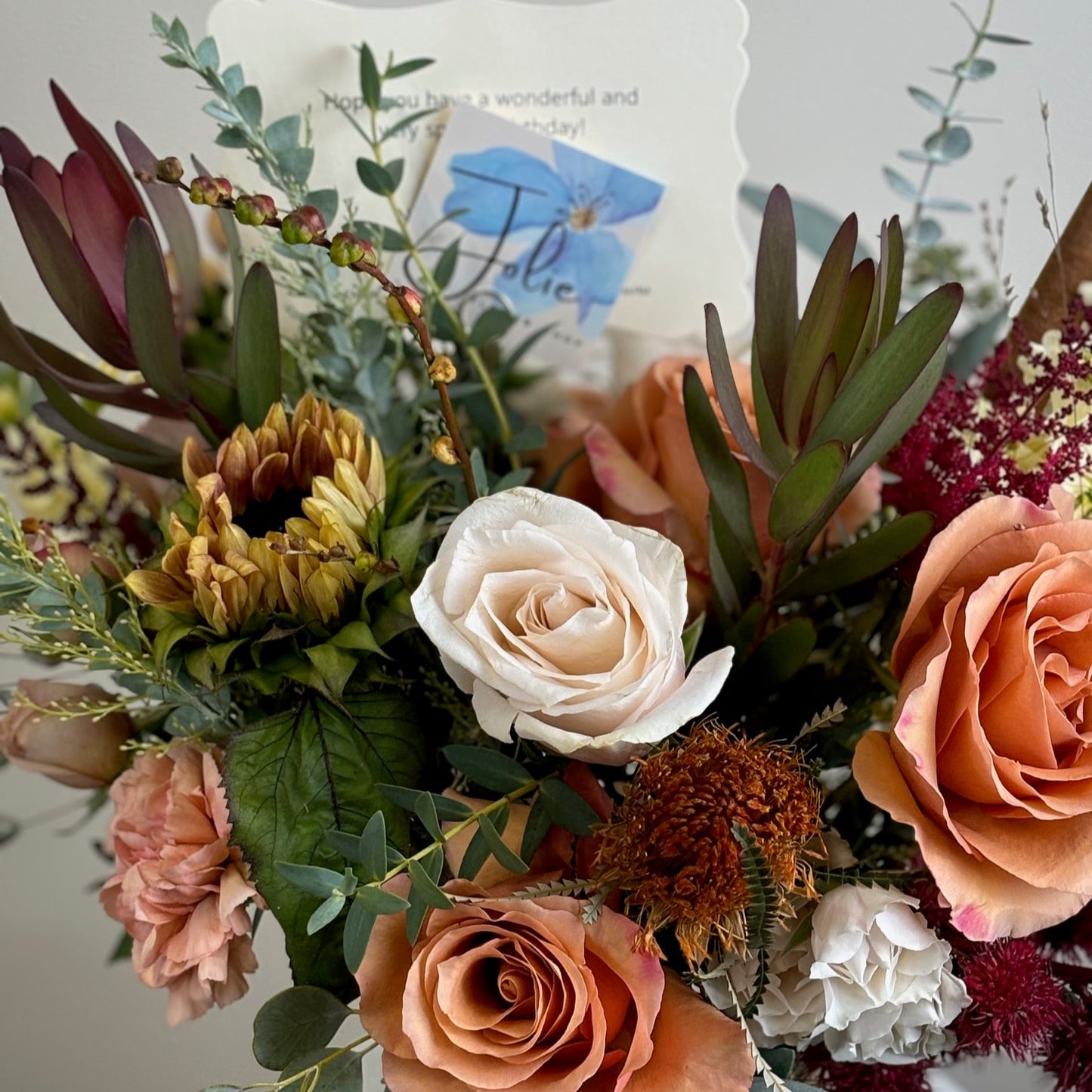 Sunflower Arrangement Closeup