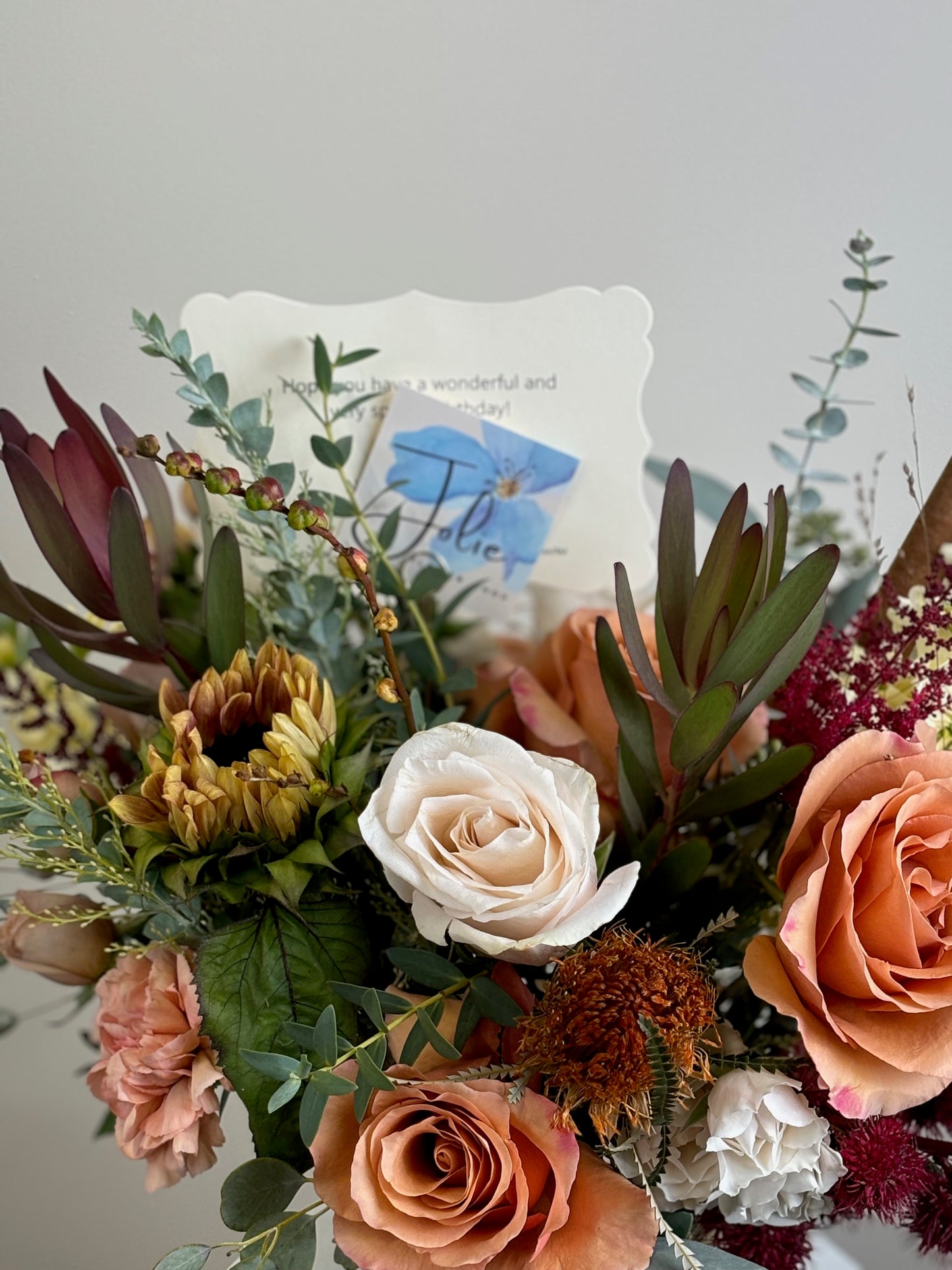 Sunflower Arrangement Closeup