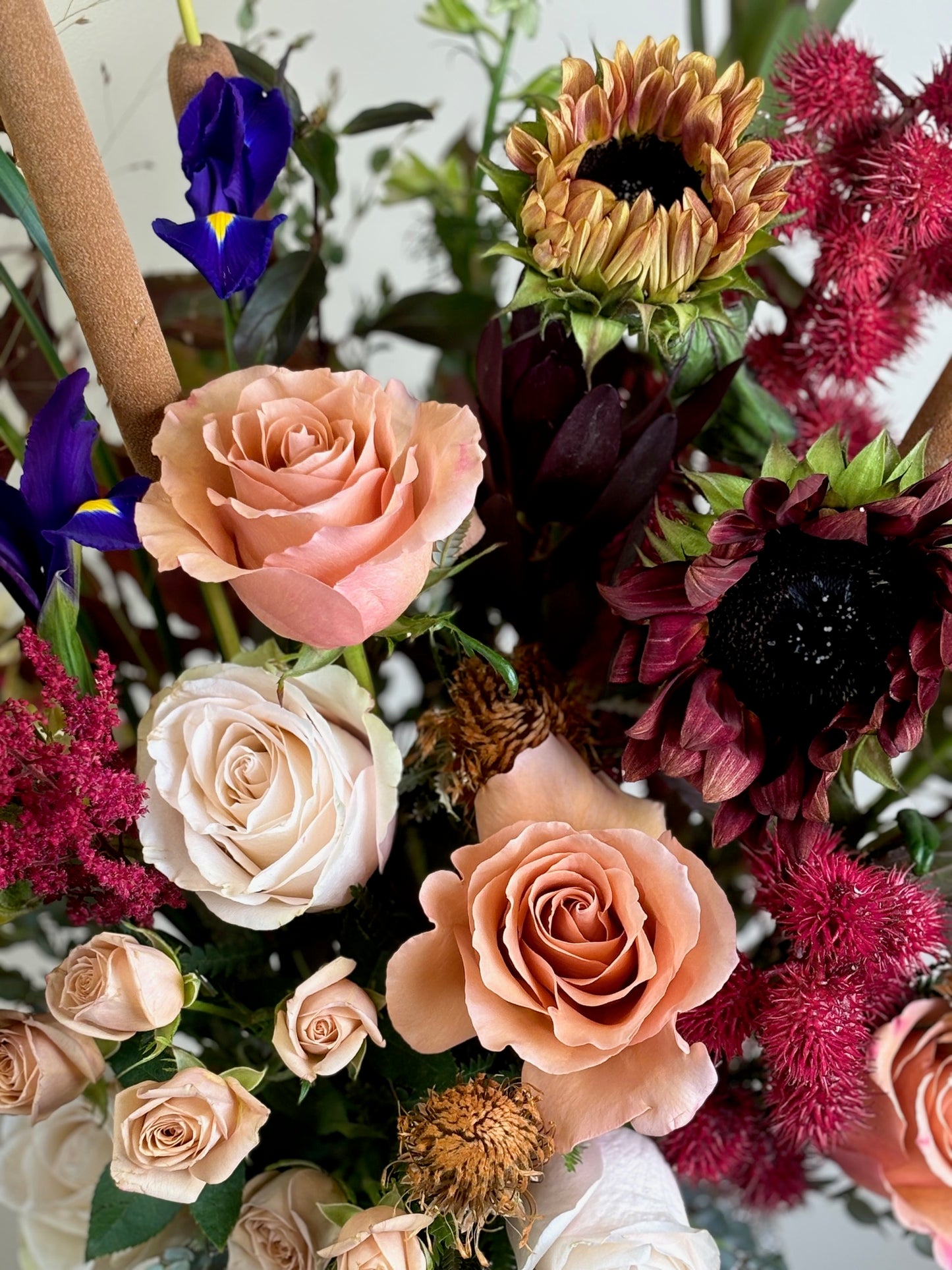 Fall flower Arrangement sunflowers