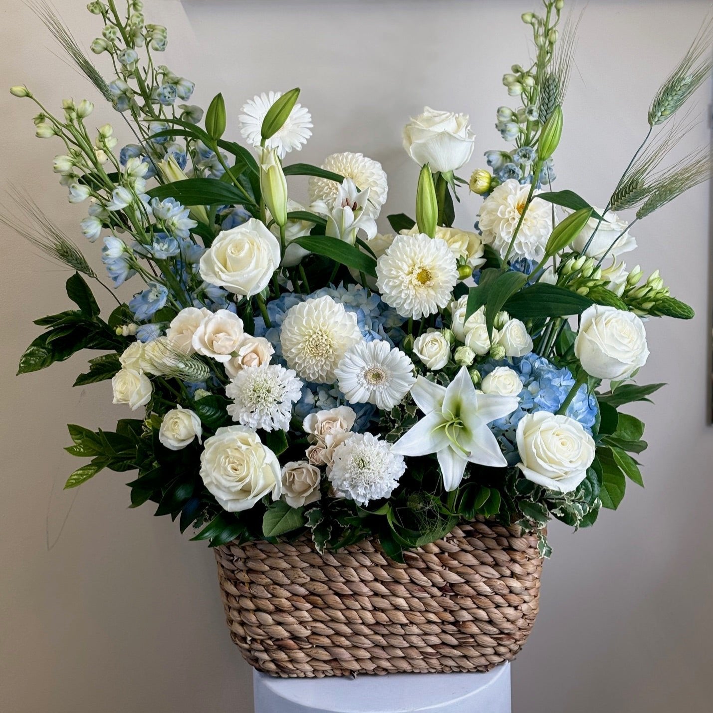 Sympathy Flower Basket