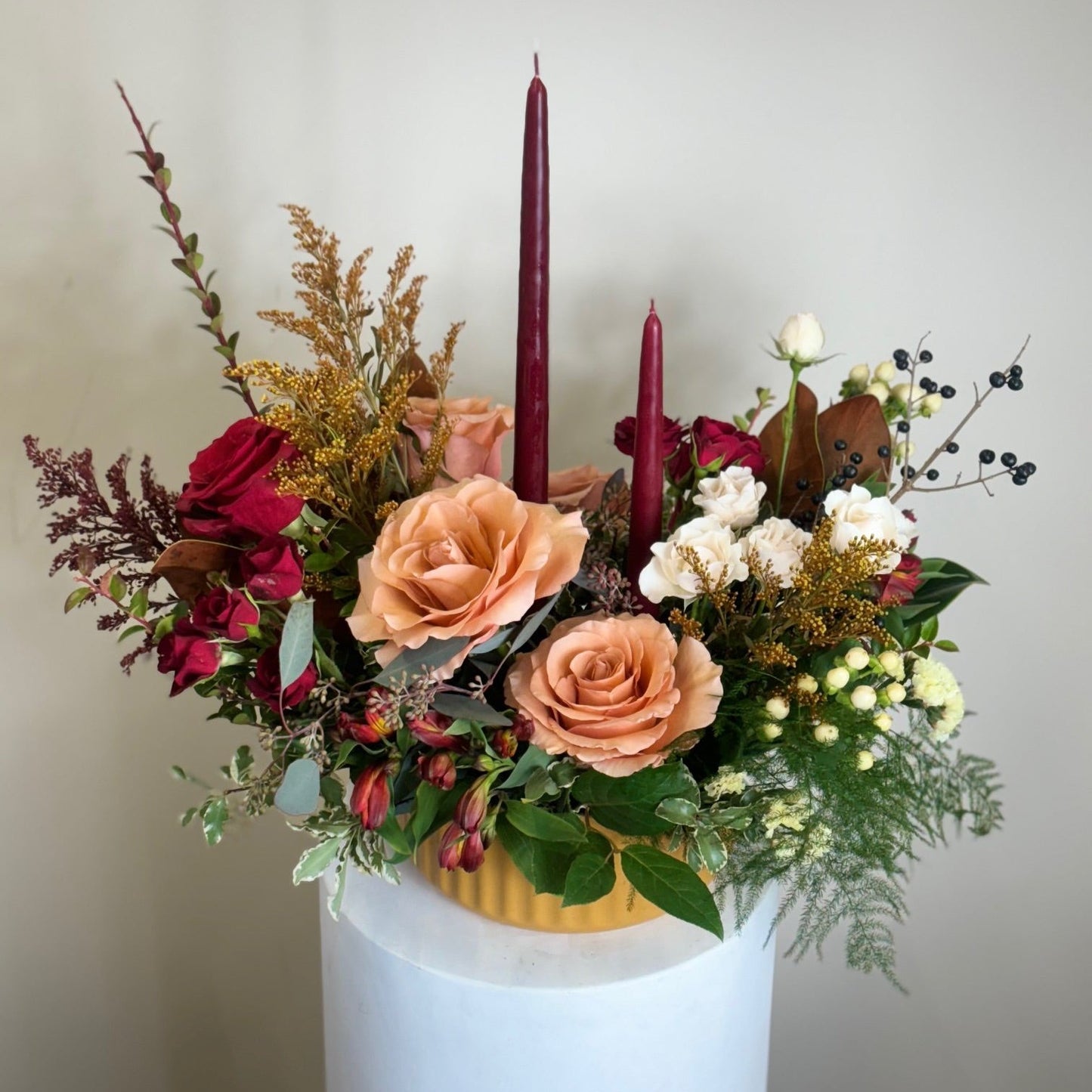 Festive Glow Centerpiece